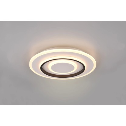 Reality Stropna LED-svetilka Jora 1-plamenska bela mat Ø 41 cm