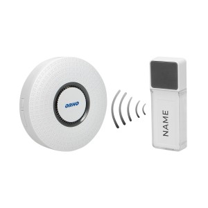 Orno Brezžični zvonec Torino 2 AC do 400 m bel