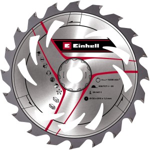Einhell Accessory Žagin list za ročne krožne žage HM 150 mm x 16 mm Z20