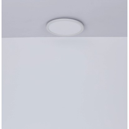 Globo LED-stropna svetilka Sapana Ø 29,4 cm Bela