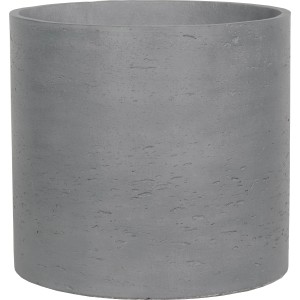 Lonec za rastline cilindričen Ø 39,5 cm x 39,5 cm temno siv