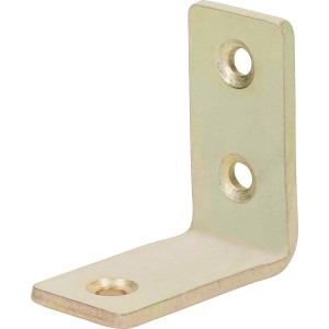 Konstrukcijski kotnik rumeno pocinkan 40 mm x 40 mm x 20 mm