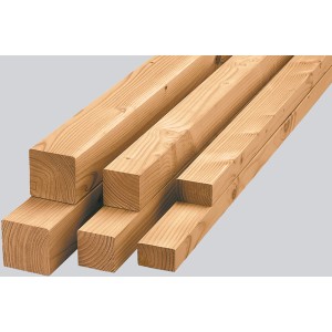 Podkonstrukcija za teraso Doulgas, narava 4,5 cm x 7,0 cm x 20