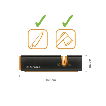 Fiskars Brusilnik za sekire in nože XsharpTM s posebno keramično brusilno glavo