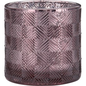 Svečnik za čajne svečke Midnight Mystery 10 cm x Ø 11 cm lila