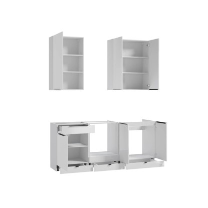 Kuhinjski set Belluno 200 cm bel