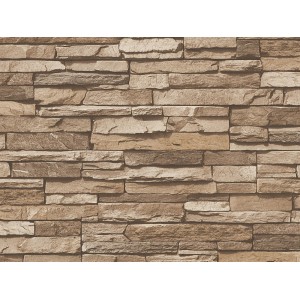 A.S. Creation Tekstilna tapeta Dekora Natur 6 rjavi kamen FSC®