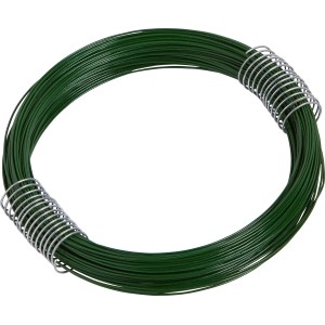 Železna žica pocinkana zelena Ø 1 mm x 32 m