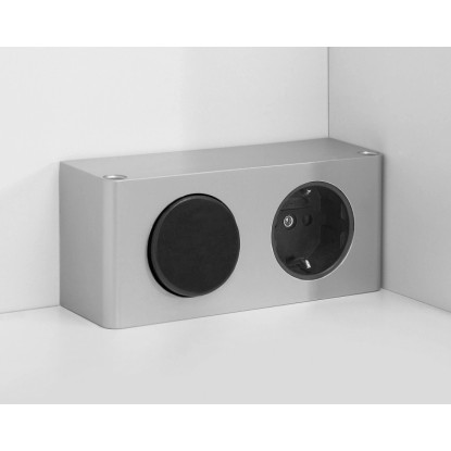 Omara z ogledalom Top I LED bela 60 cm FSC