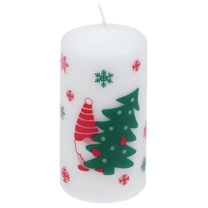 Steinhart Voščena sveča Tom 11 x 5,7 cm bela