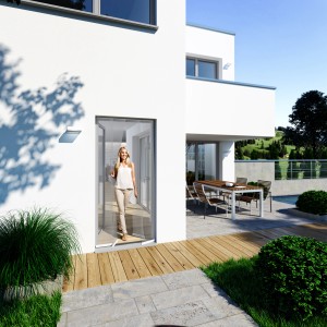 Windhager Mreža proti mrčesu Plus zavesa za vrata antracit 100 cm x 220 cm