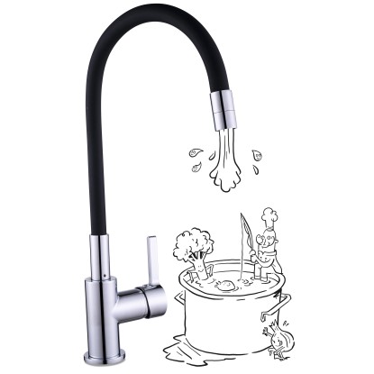 baliv Kuhinjska armatura KI-1820 Krom-črna