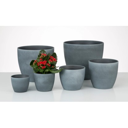 Scheurich Okrasni lonec 920 Ø 19 cm x 17 cm Dark Stone