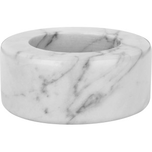 Stojalo za čajne svečke Modern Antique 3,5 cm x Ø 8,5 cm Belo-sivo