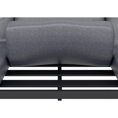 Sedežni in jedilni komplet Tamworth 4-delni aluminij antracitno siva