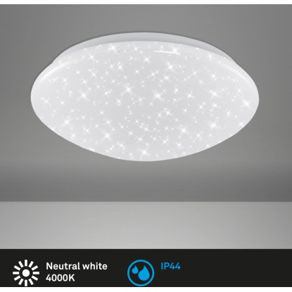 Briloner LED stropna svetilka Brilo Bath bela