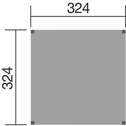 Weka Senčilo Vrtna oaza 235 Slonovina