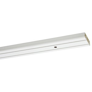 Gardinia Tračno vodilo za zavese 2-kanalna GE2 Bela 180 cm