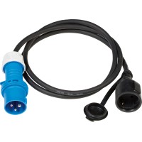 CEE Adapterski kabel za avtodome in bivalne prikolice IP44 moder 1,5 m
