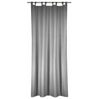 Zavesa z zankami Bert Temno siva 235 cm x 135 cm