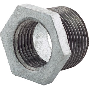 Fiting 26,4 mm (Rp 3/4) x 18,6 (R 1/2) Temprana litina