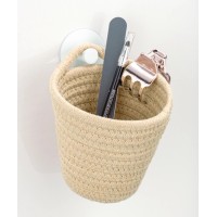 Wenko Košara za shranjevanje Soria bež bombaž 12,5 x 12 x 14,5 cm bež