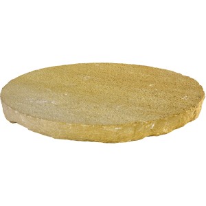 Pohodna plošča iz naravnega kamna, zlatorjava, Ø 30 cm