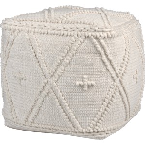 Puf Desert Flower 42 cm x 48 cm x 48 cm Bel