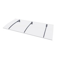 Gutta Nadstrešek za vhod PT Secco 22 cm x 200 cm x 90 cm antracit