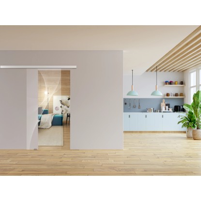 Novadoors Steklena drsna vrata Nova 623-1 Zavesa 93,5 cm x 205,8 cm ESG