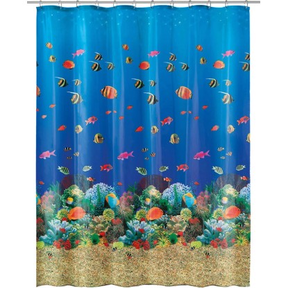 Kleine Wolke Zavesa za prhanje Maldivi 180 cm x 200 cm Multicolor