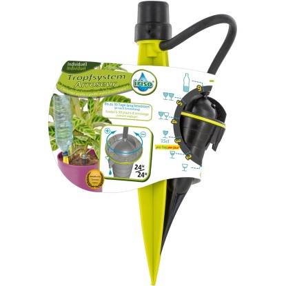 Lonček za rože s kapljičnim namakanjem Iriso 1 kos