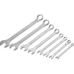 LUX-TOOLS Komplet viličasto-obročnih ključev 8-delni 6 mm-19 mm