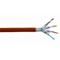 Kabel za prenos podatkov CAT 7 1000 MHz oranžen 25 m