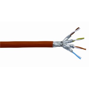 Podatkovni kabel CAT 7 1000 MHz, oranžen, 1 m