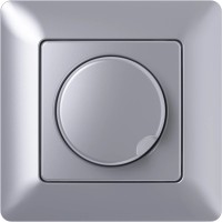 Elektromaterial LED Dimer Mikro menjalni aluminijasto srebrna