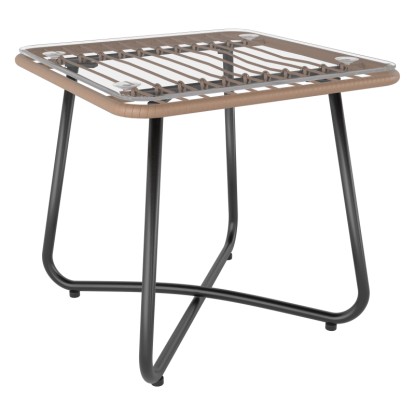 Balkonska garnitura Willmar 3-delna poliratan bež