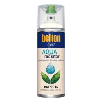Belton Free PU-lak na vodni osnovi RAL 9016 bela svilnatega leska 400 ml