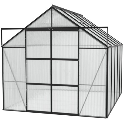 Vitavia rastlinjak Uranus 8300 HKP 4 mm Črn Š 257 cm x G 321 cm