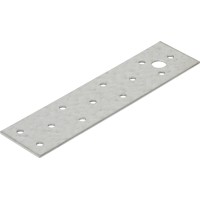 Ploščati spojnik, pocinkan, 160 mm x 40 mm, 10 kosov