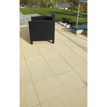 Betonska plošča Country, svetlo rumena prana površina 3,8 x 40 x 40 cm