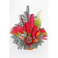 Nagrobni lonec Nobilis, pribl. 18 cm, rdeč