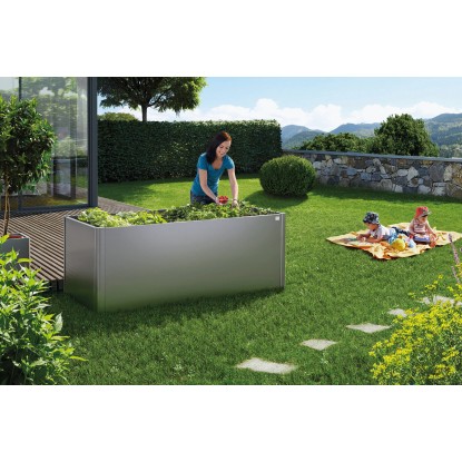 Biohort Visoka greda 77 cm x 201 cm x 102 cm kovina temno siva-kovinska