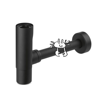 baliv Oblikovalski sifon DS-3420 črn mat