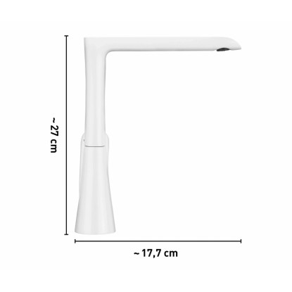 baliv Kuhinjska armatura KI-5070 krom bela