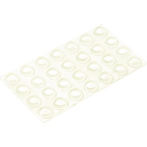 Univerzalni blažilnik Samolepilni Ø 12 mm 28 kosov Prozoren