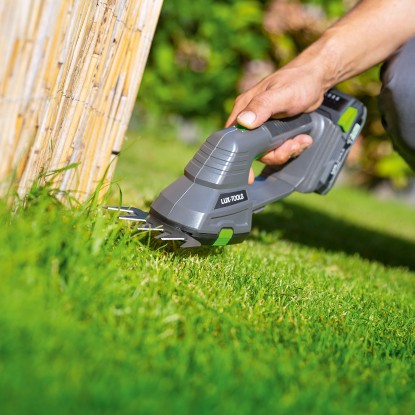 LUX-TOOLS Akumulatorske škarje za travo in grmičke 1 PowerSystem A-GS-20/20