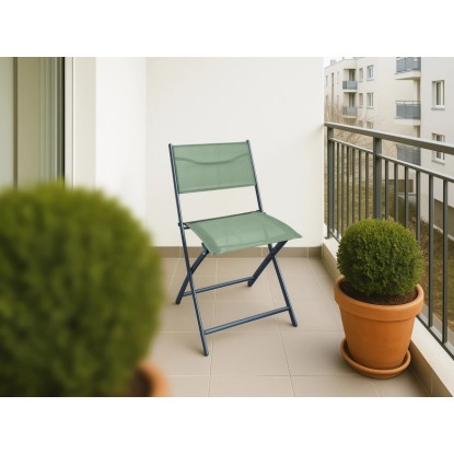 Zložljiv stol Toconao antracitno zelen 45 cm x 51 cm x 81 cm