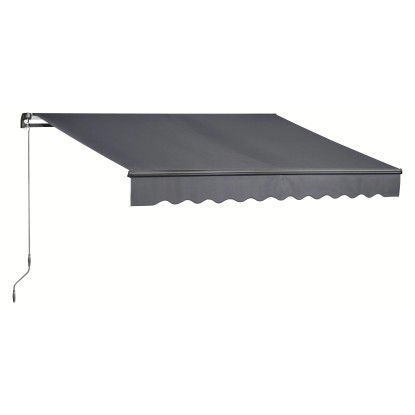 Markiza s pregibnimi rokami Aventura 300 cm x 200 cm Barva antracita