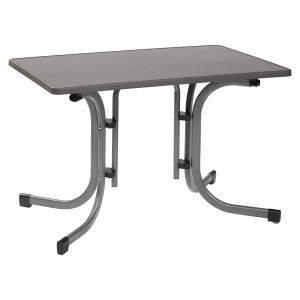 Vrtna miza Vigo Oval 70 cm x 110 cm siva